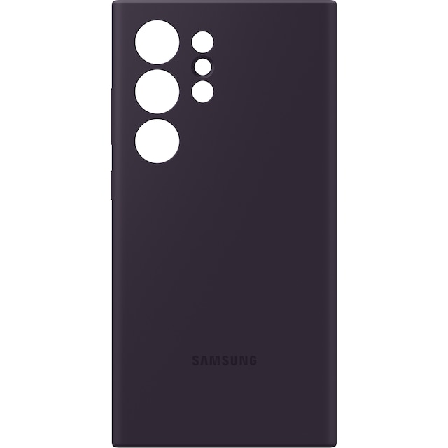 Samsung Galaxy S24 Ultra Silikoneetui (mørk lilla)