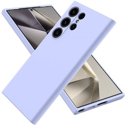 Liquid silikone cover Samsung Galaxy S24 Ultra - Lavendel