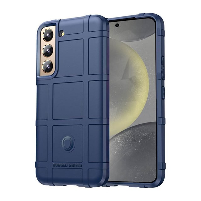 Rugged Shield cover Samsung Galaxy S24 - Blå