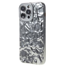 Til iPhone 15 Pro Max TPU Etui Elektroplating Rynket Ujævn Telefon Cover