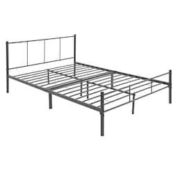 ML-Design Metal Bed 160x200cm med stålramme, antracit