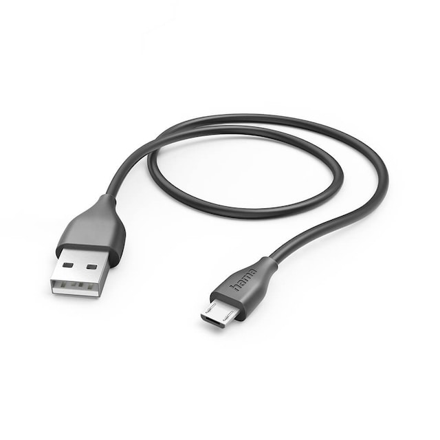 Ladekabel USB-A til Micro-USB Sort 1,5m