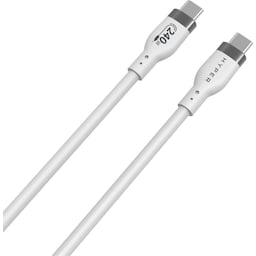 Hyper HyperJuice USB-C til USB-C opladningskabel 2 m (hvid)