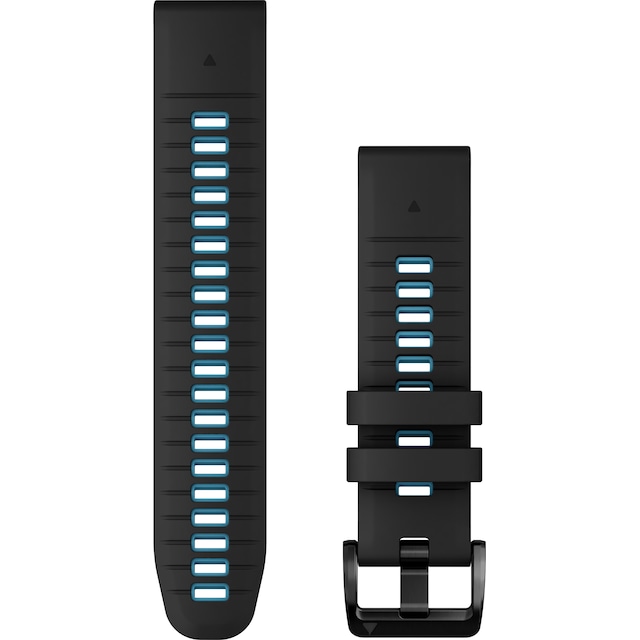 Garmin 22mm Quickfit Silicone rem (sort/blå)