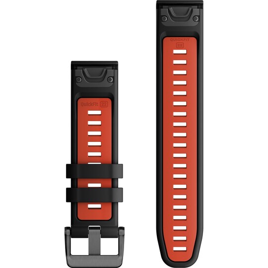 Garmin 22mm Quickfit Silicone rem (rød)