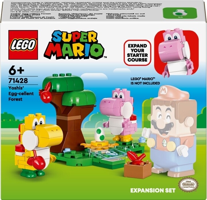 LEGO Super Mario 71428 - Yoshis Egg-cellent Forest Expansion Set ...