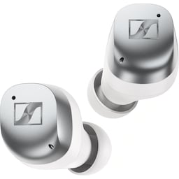 Sennheiser Momentum 4 true wireless in-ear høretelefoner (hvid-sølv)