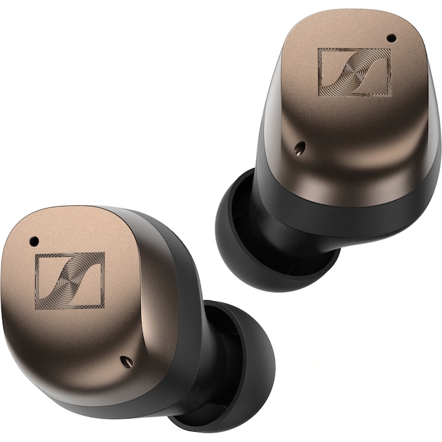 Sennheiser Momentum 4 true wireless in-ear høretelefoner (sort kobber)