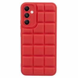 SKALO Samsung A05s 4G Puffer Bumper TPU-Cover - Rød