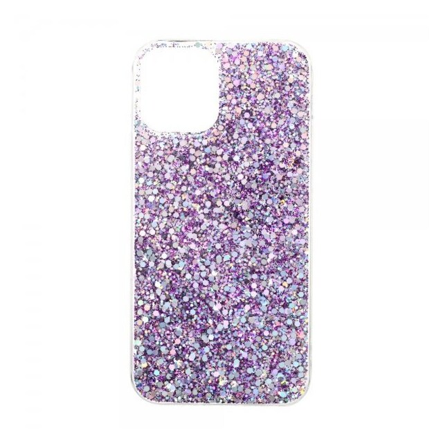 Nordic Covers iPhone 12/iPhone 12 Pro Cover Sparkle Series Lilac Purple