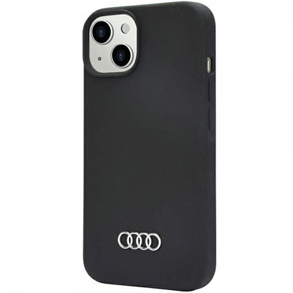 Audi iPhone 14 Cover Silikoni Sort