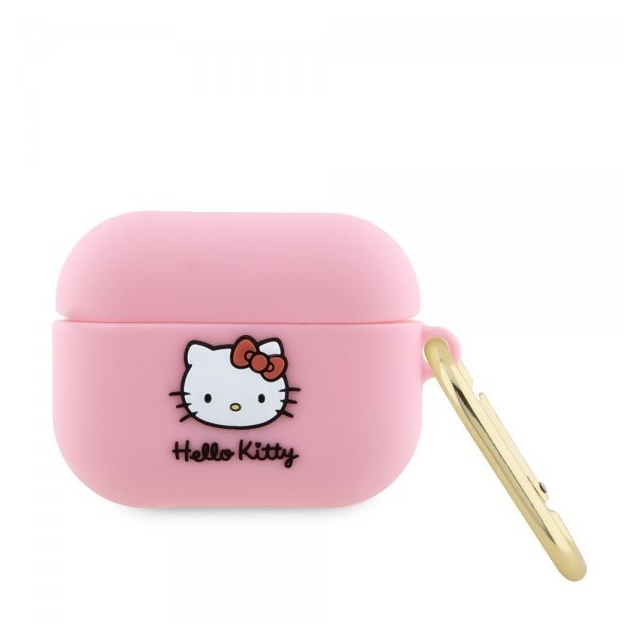 Hello Kitty AirPods Pro Cover Liquid Silicone Lyserød