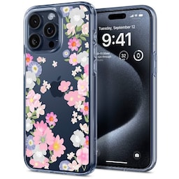 Spigen iPhone 15 Pro Cover Liquid Crystal Blossom