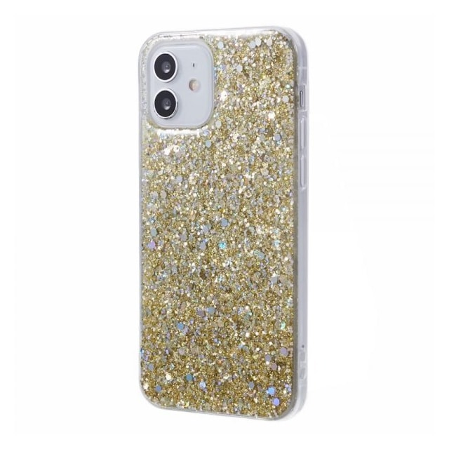 Nordic Covers iPhone 12/iPhone 12 Pro Cover Sparkle Series Citrine Gold