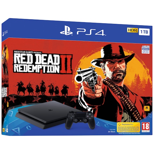 PlayStation 4 Slim 1 + Red Dead Redemption Elgiganten