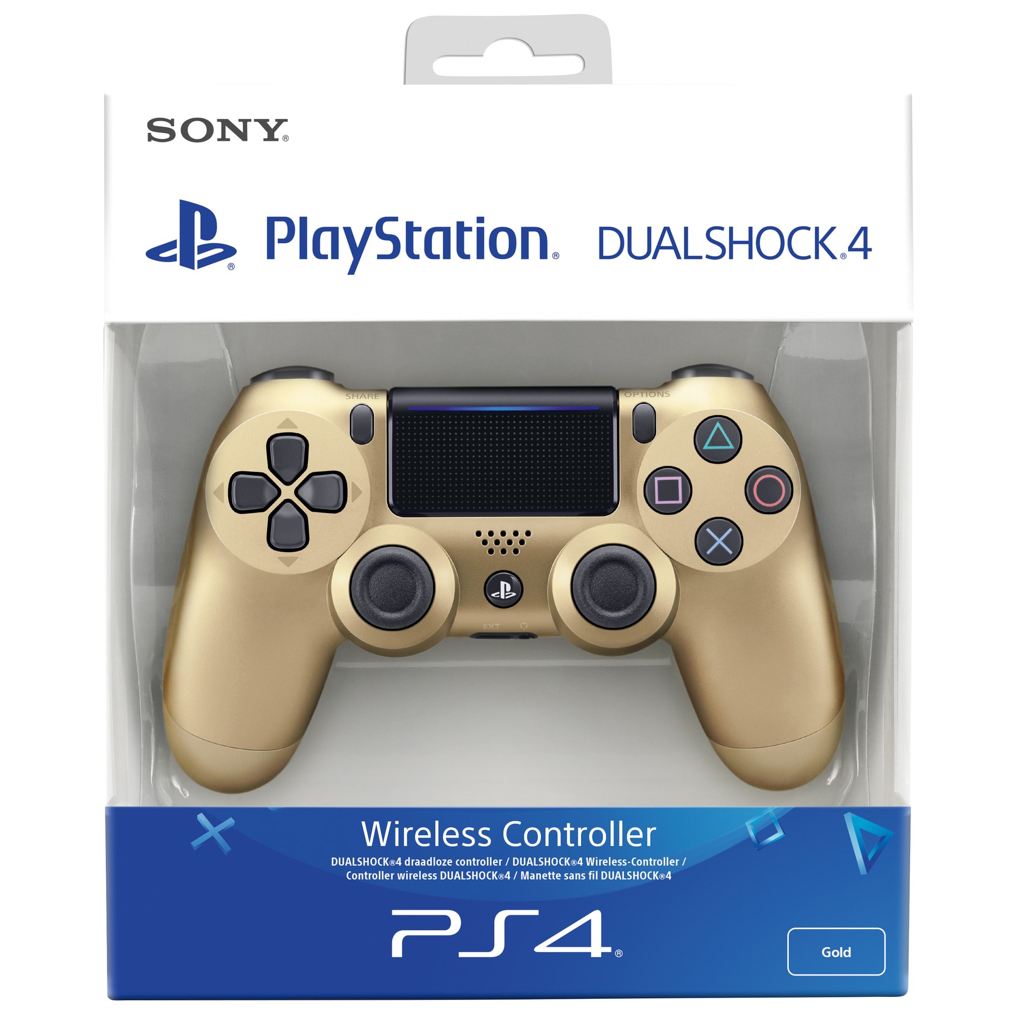 PS4 DualShock 4 trådløs controller - mat guld |