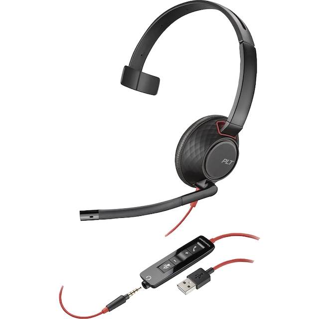 HP Poly Blackwire C5210 headset USB-A