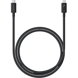 Satechi Thunderbolt 4 Pro kabel 1 meter (sort)