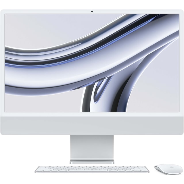 iMac 24" M3 2023 8/10/256 (sølv)