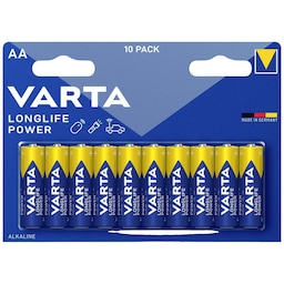 Varta LONGLIFE Power AA Bli 10 AA-batteri Alkali-mangan