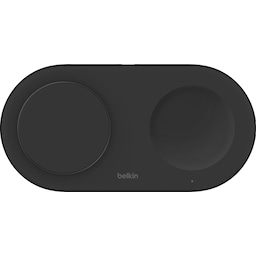 Belkin BoostCharge Pro 2i1 Magnetic Qi2 trådløs oplader (sort)