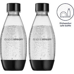 SodaStream DWS Fuse kulsyreflaske 1748223770 (2-pk, sort)