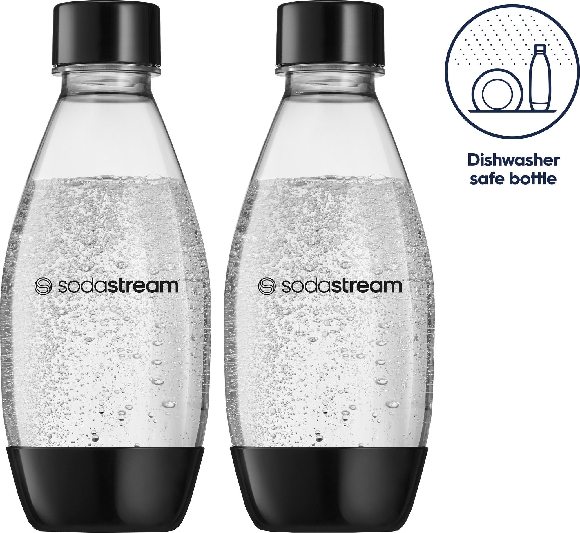 SodaStream DWS Fuse kulsyreflaske 1748223770 (2-pk, sort) thumbnail
