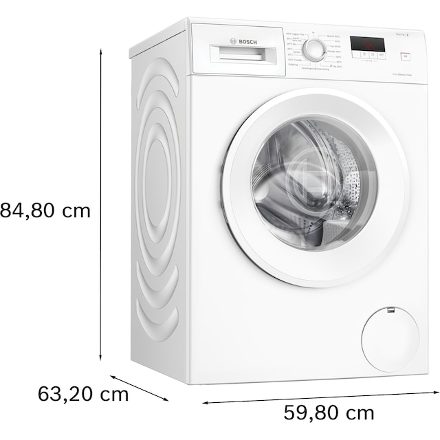 Bosch Serie 2 vaskemaskine WGE02400SN