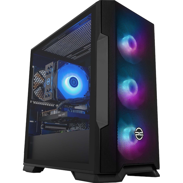 PCSpecialist Core 50 i3-12F/16/512/A380 stationær gaming-computer