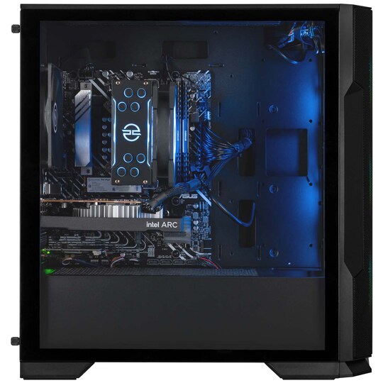 PCSpecialist Core 50 i3-12F/16/512/A380 stationær gaming-computer