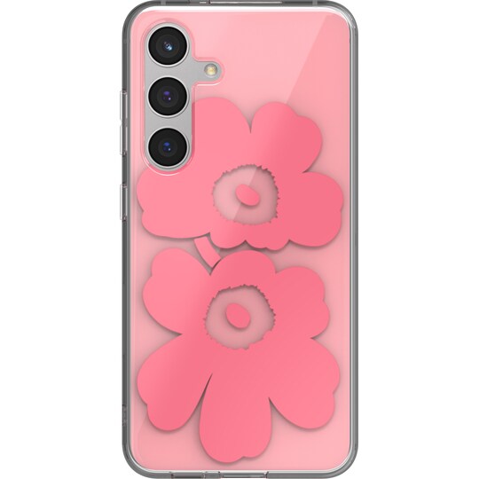 Samsung Galaxy S24 Marimekko Dobbeltlags etui (pink)