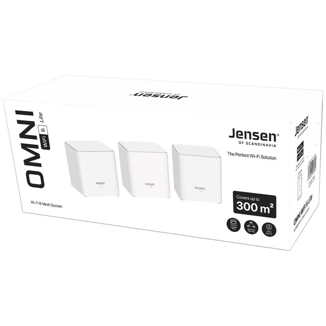 Jensen Omni Lite WF6/AX1500 mesh-sæt (3-pak)