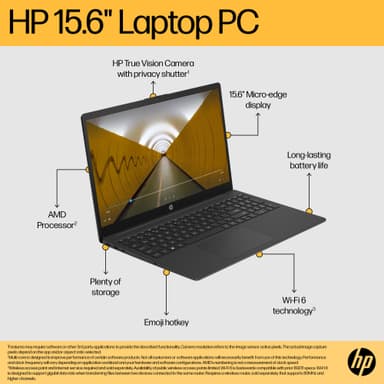 HP Laptop R5/8/512 15,6" bærbar computer