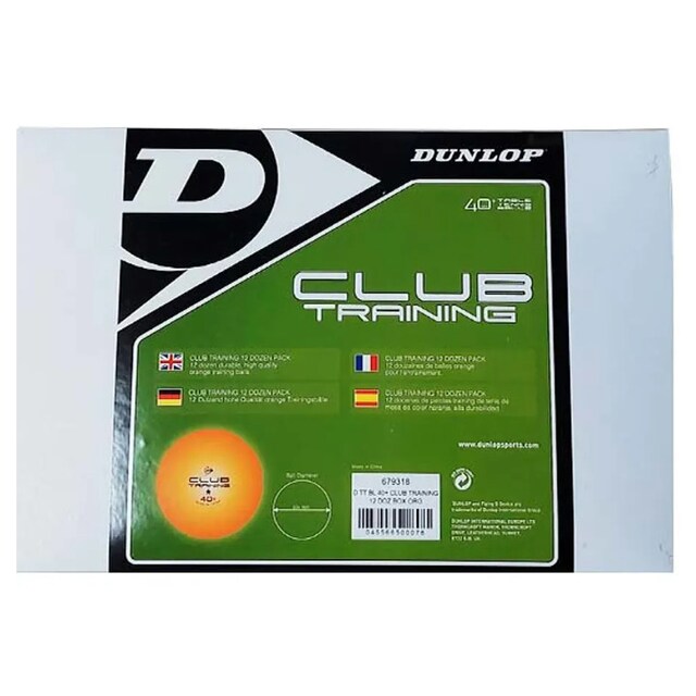 Dunlop Club Training 40+ 144 stk. Bordtennisbolde - Orange