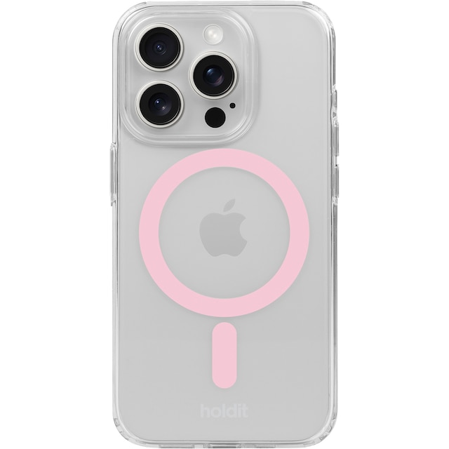 Holdit iPhone 15 Pro Max MagSafe-cover (pink)