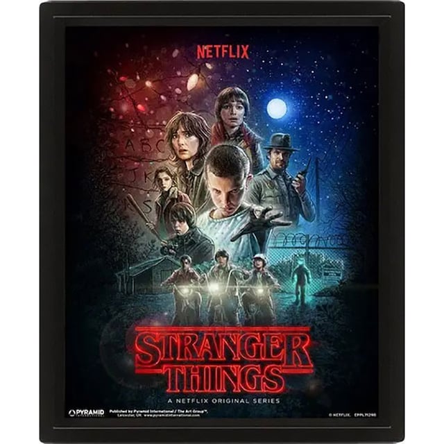 Pan Vision Stranger Things 3D-plakat (One Sheet)