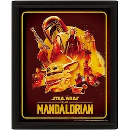 Pan Vision The Mandalorian S2 3D-plakat (Montage)