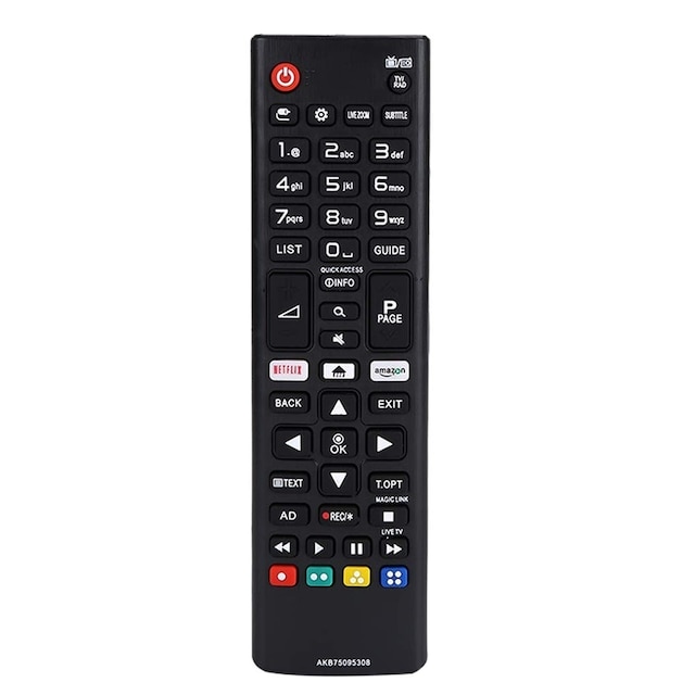 TV fjernbetjening Erstatning til AKB75095308 LG TV