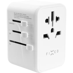 Fixed World 65W rejseadapter (hvid)