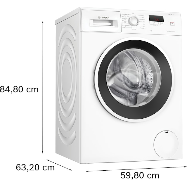 Bosch Serie 2 vaskemaskine WGE03400SN (8 kg)