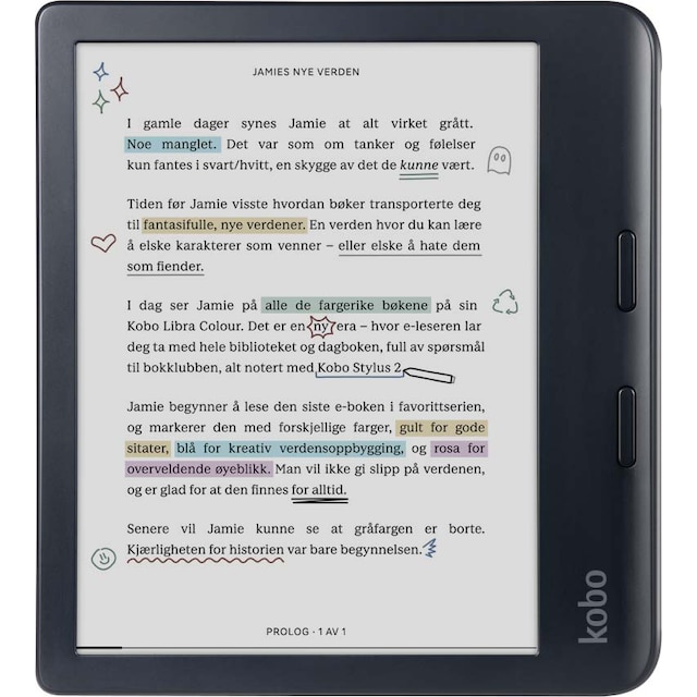 Kobo Libra Colour e-bogslæser 32 GB (sort)