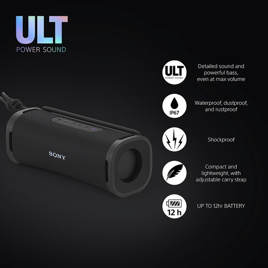 Sony ULT Field 1 bærbar højttaler (sort)