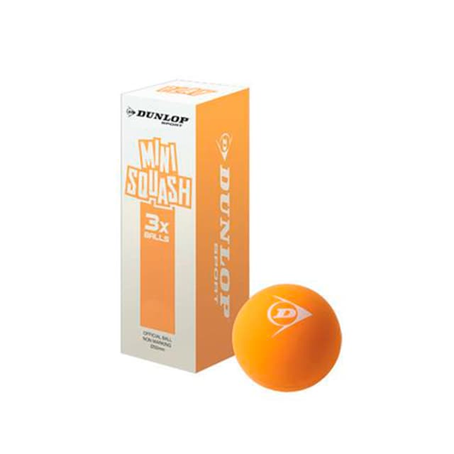 Dunlop SAC Play Mini Orange 3-pak - Squashbolde