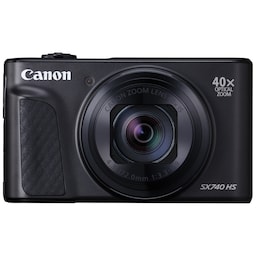 Canon PowerShot SX740 HS zoom-kamera (sort)