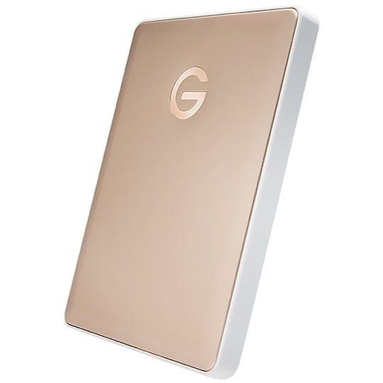 G-DRIVE Mobile USB-C bærbar harddisk 2 TB (guld) | Elgiganten