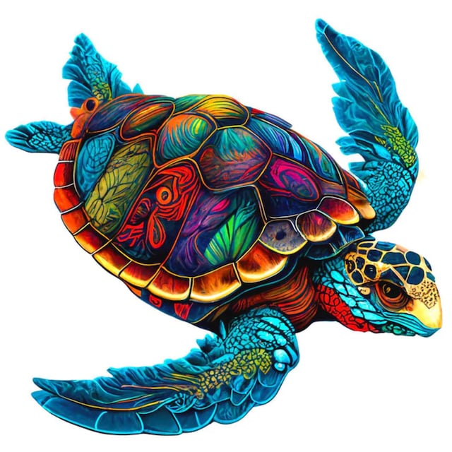 Crafthub Vibrant Havskildpadde puslespil