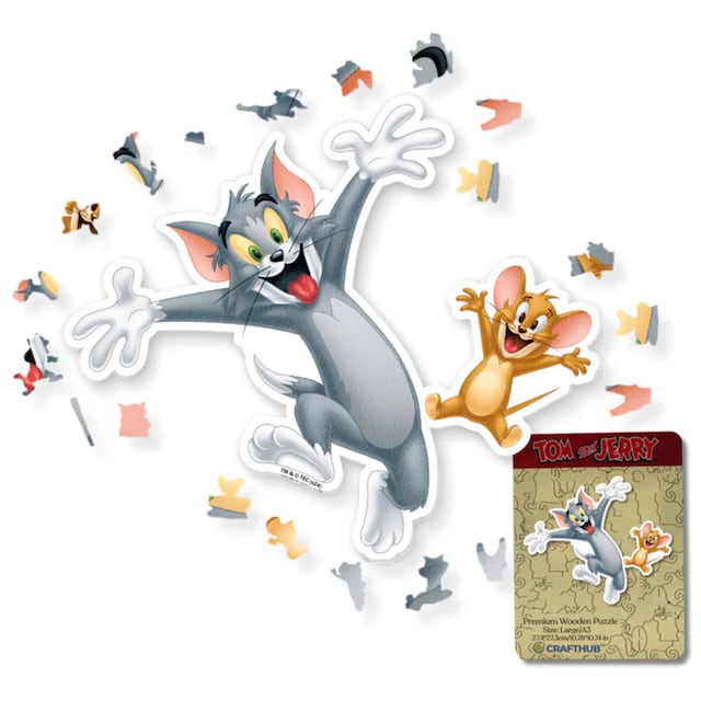 Crafthub Tom & Jerry-puslespil (munter)