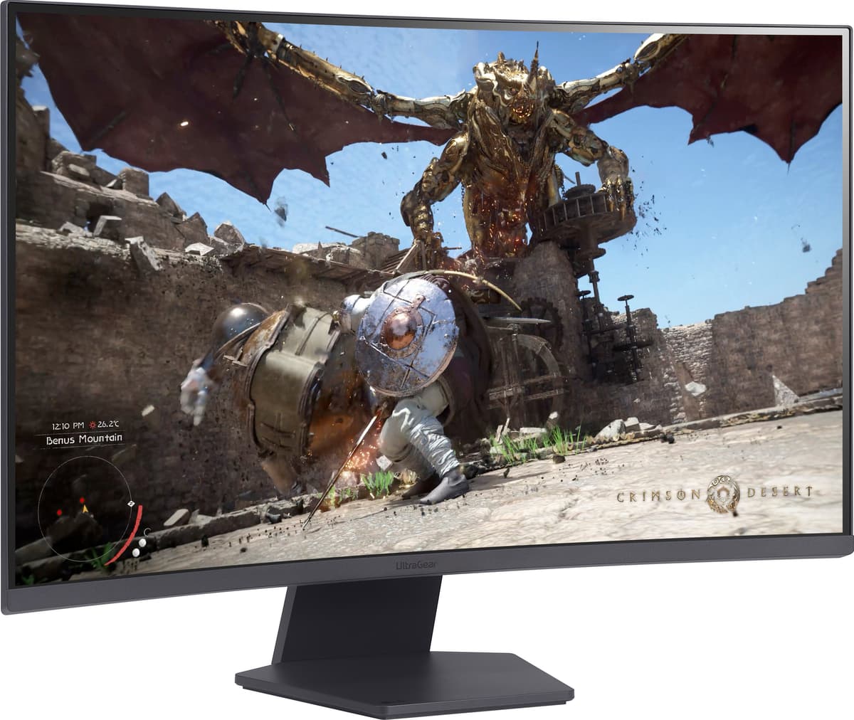 LG UltraGear 32GS60QC 32" buet gaming-skærm