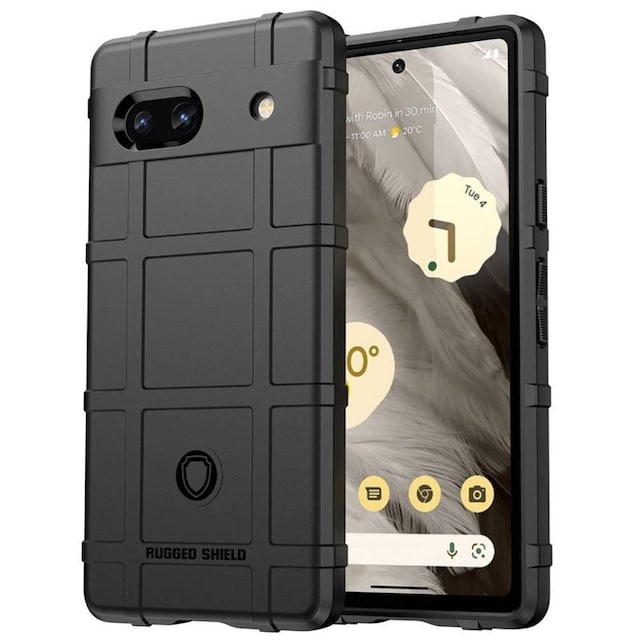 Rugged Shield cover Google Pixel 8a - Sort