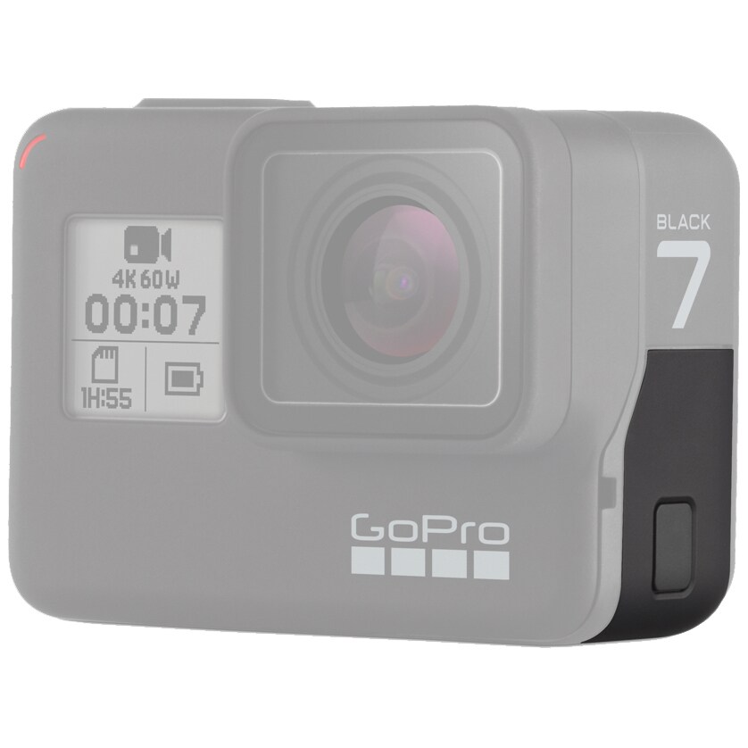 GoPro Hero 7 erstatningssidelåge (sort) - Tilbehør til actionkamera -  Elgiganten